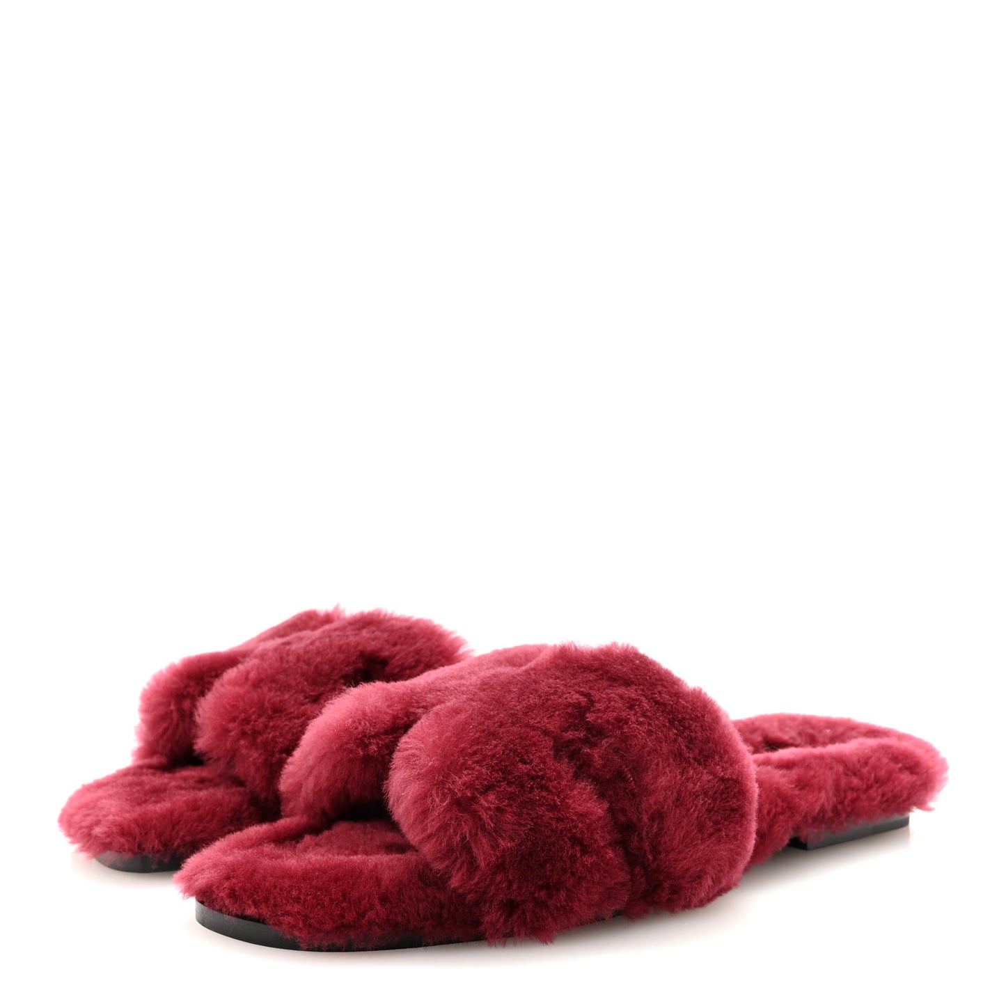 Woolskin Oran Sandals 40 Rouge H