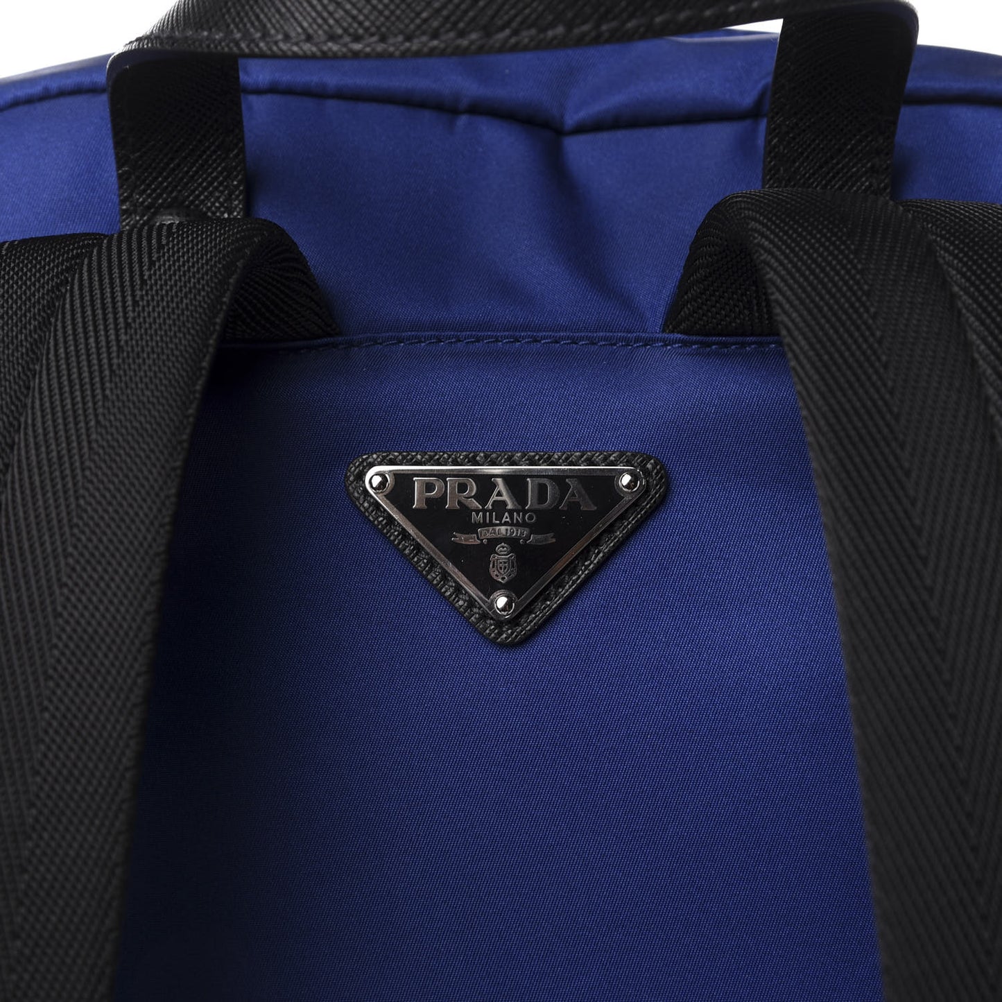 Tessuto Nylon Palm Tree Print Day Backpack Bluette