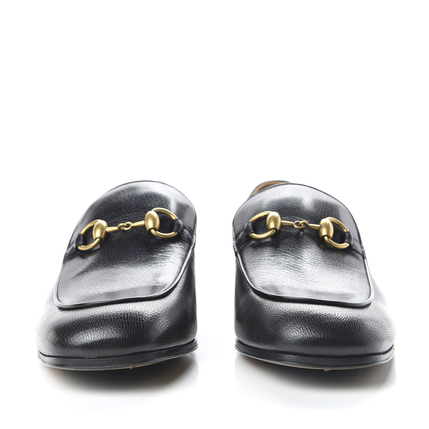Gucci Goatskin Mens Horsebit Loafers 7 Black 2 of 10