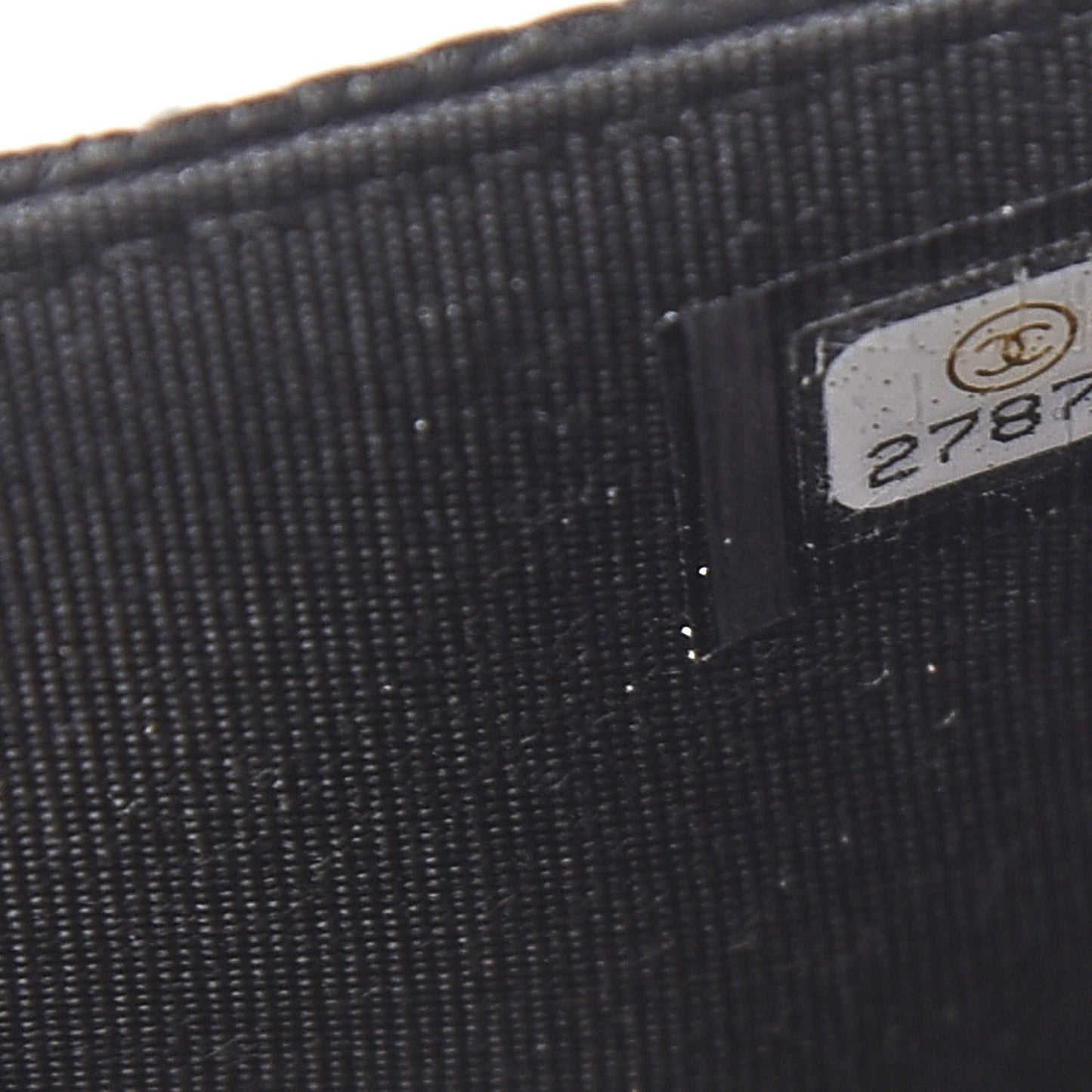 Caviar Quilted CC Filigree Wallet On Chain WOC Black