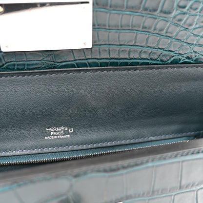 Hermes Togo Matte Alligator Swift Touch 24/24 29 Vert Rousseau 11 of 11
