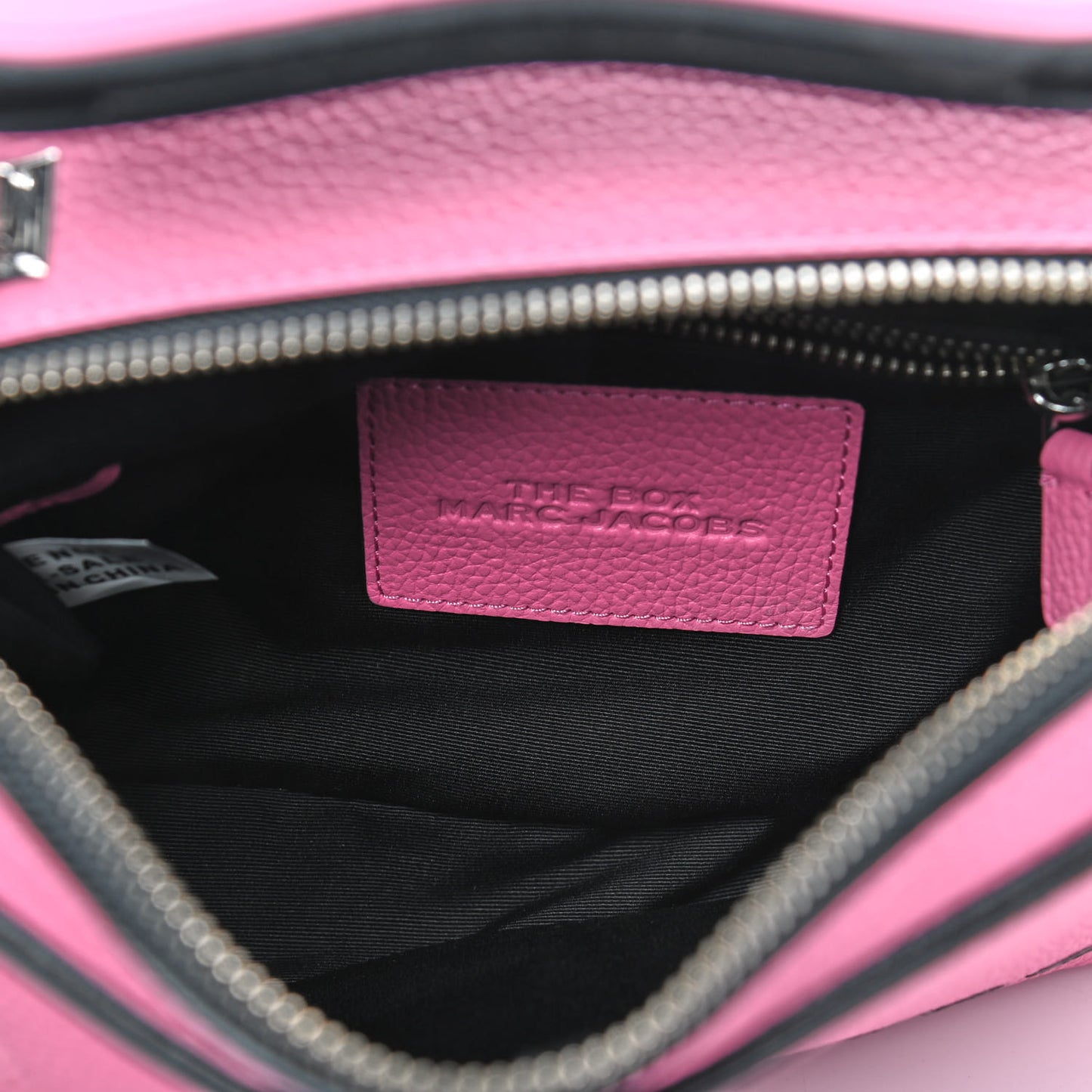 Calfskin Mini The Box Bag Pink