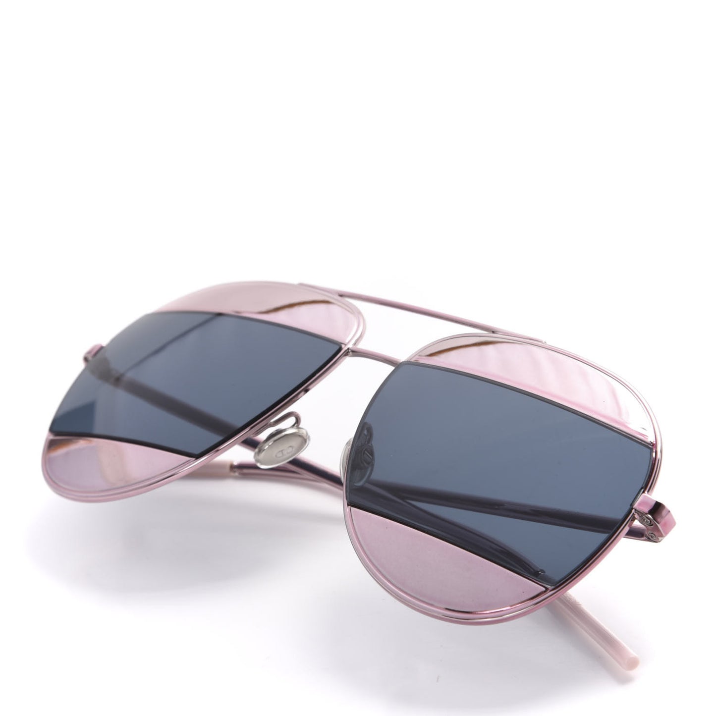 Split 1 Aviator Sunglasses Pink Blue