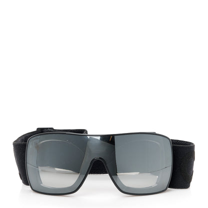 Chanel Acetate Technical Shield Sunglasses Black 2 of 6
