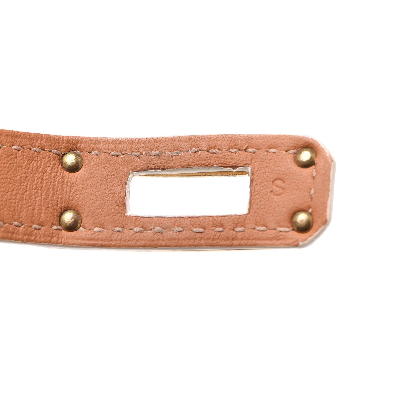 Hermes Epsom Kelly Double Tour Bracelet S White 6 of 6