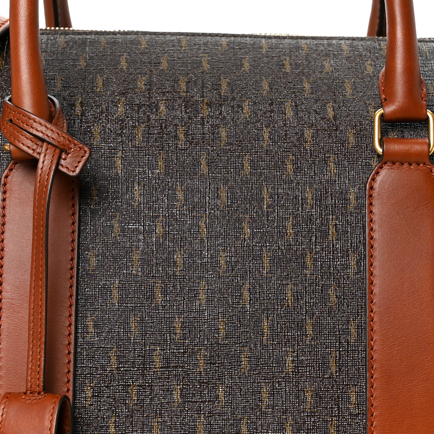 Canvas Smooth Calfskin Le Monogramme 48H Duffle Chestnut