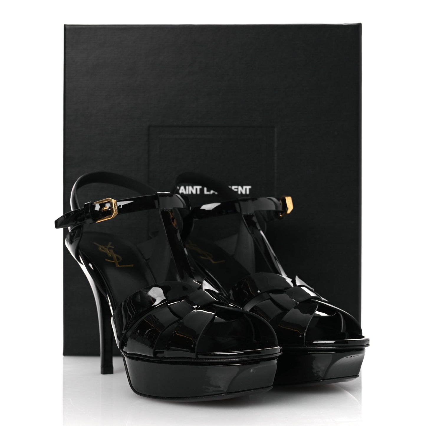 Patent Tribute 75 Platform Sandals 39 Black