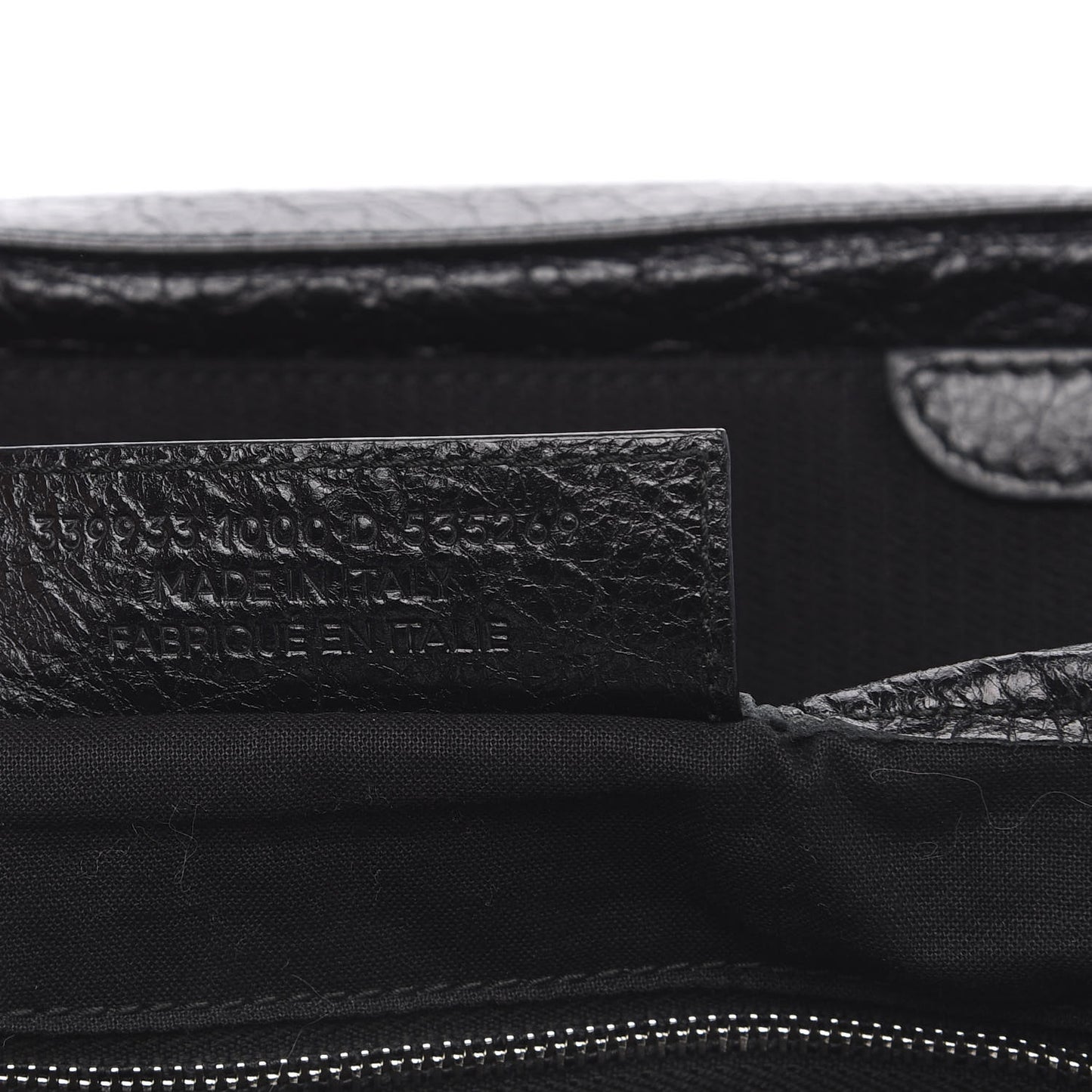 Agneau S Navy Cabas Black