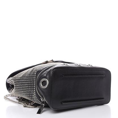Alexander McQueen Calfskin Grommet Backpack Black 4 of 12