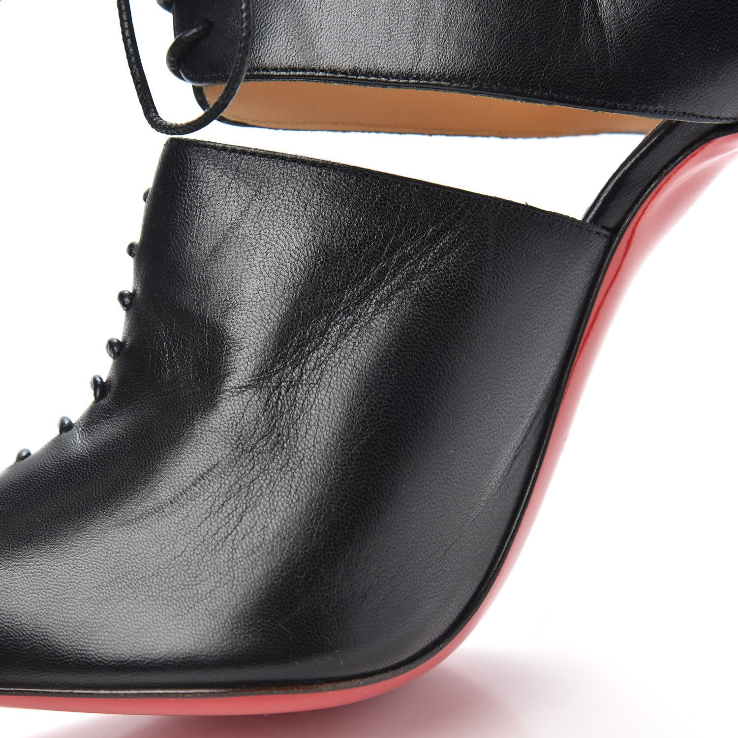 Christian Louboutin Kid Corsita 120 Ankle Boots 36.5 Black 10 of 10