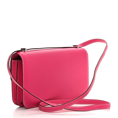 Hermes Epsom Constance Elan 25 Rose Tyrien 3 of 15
