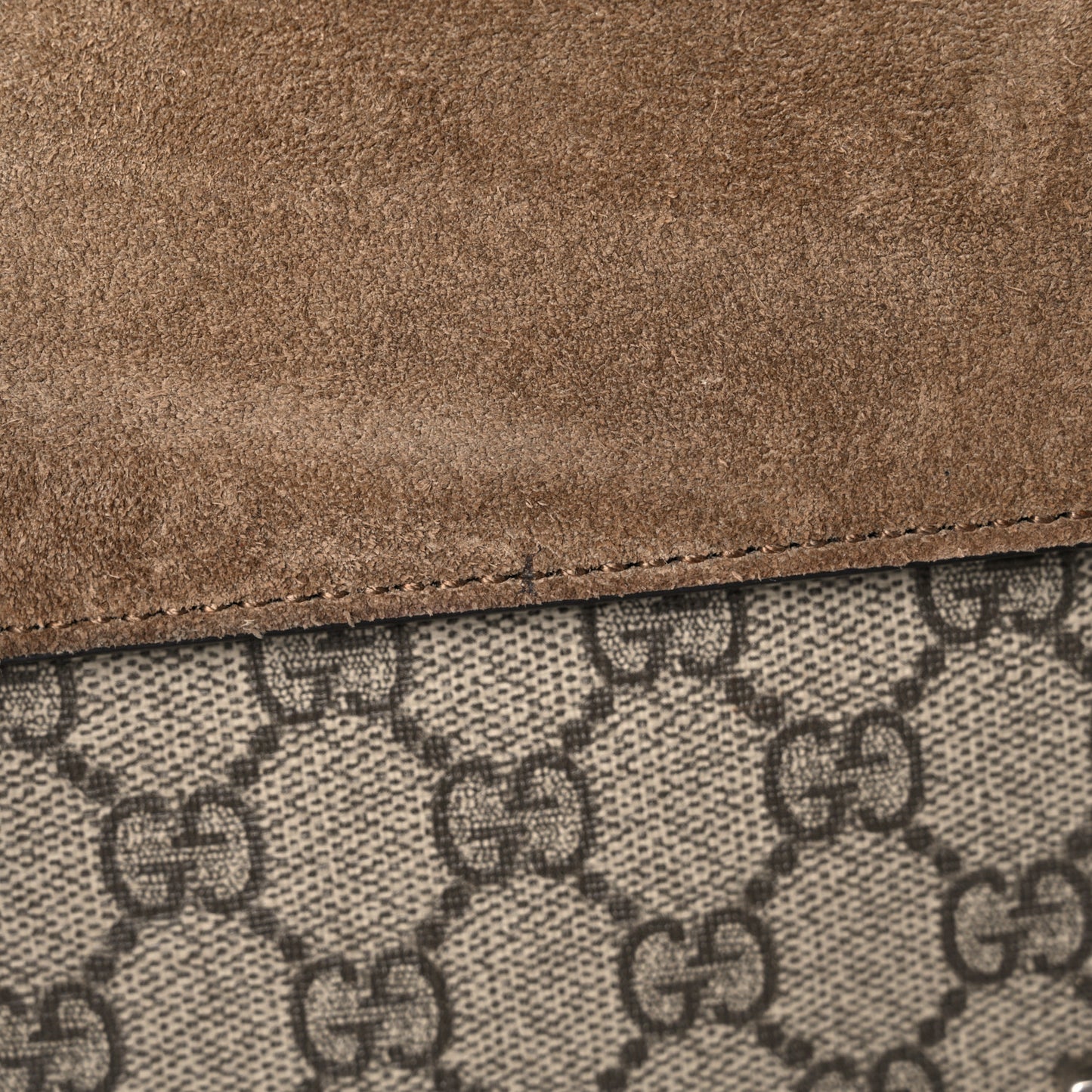 GG Supreme Monogram Small Dionysus Shoulder Bag Taupe