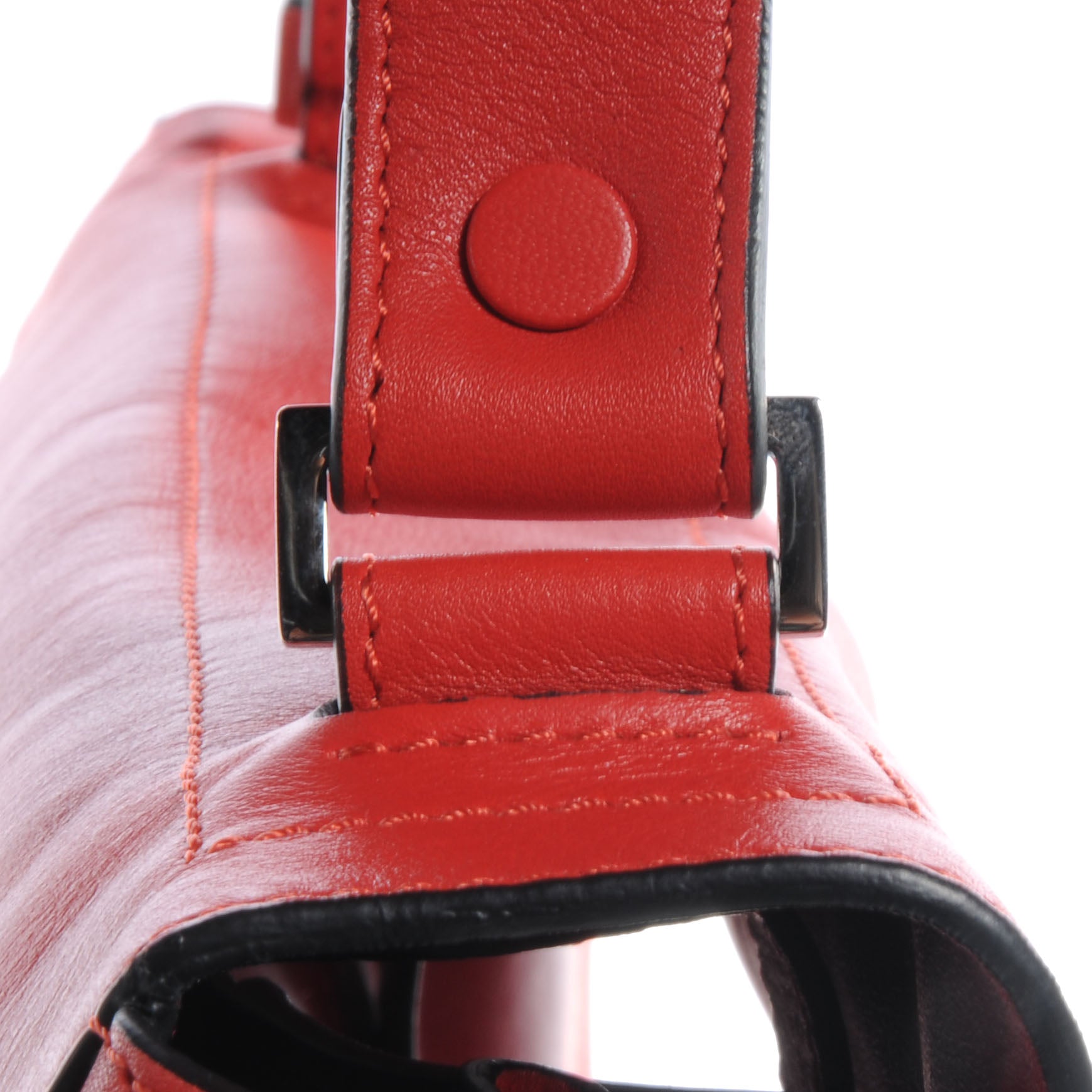 Proenza Schouler Calfskin PS Courier Bag Poppy Chianti 10 of 10