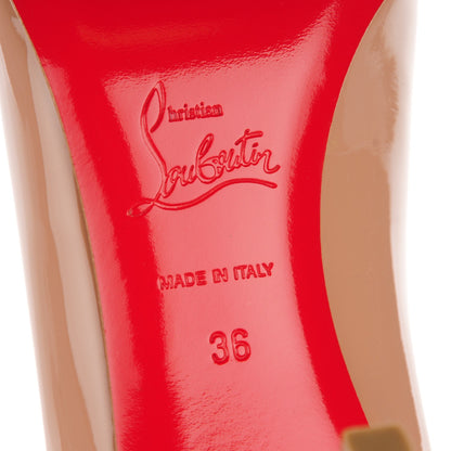 Christian Louboutin Patent Simple 70 Pumps 36 Nude 7 of 8