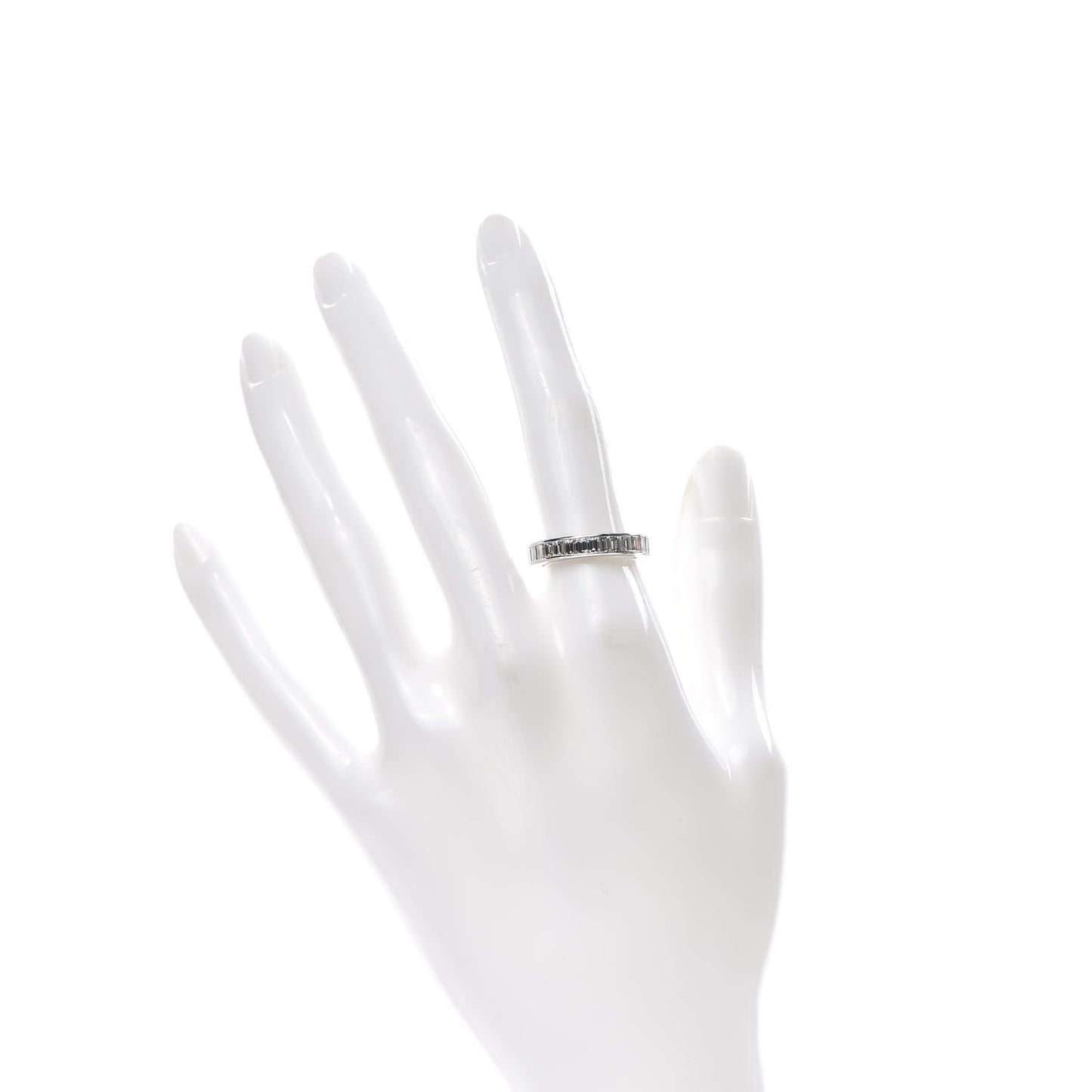 Platinum Diamond 3mm Channel-Set Eternity Band Ring 51 5.75