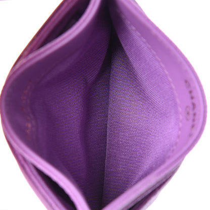 Chanel Caviar Quilted Filigree Card Holder Purple 5 of 8
