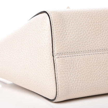 Gucci Dollar Calfskin Mini Swing Top Handle Bag Mystic White 9 of 13