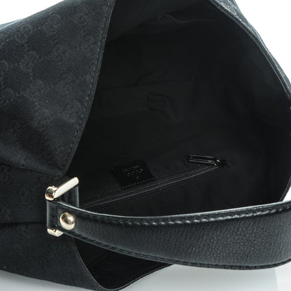 Gucci Monogram Large New Ladies Web Hobo Black 5 of 7