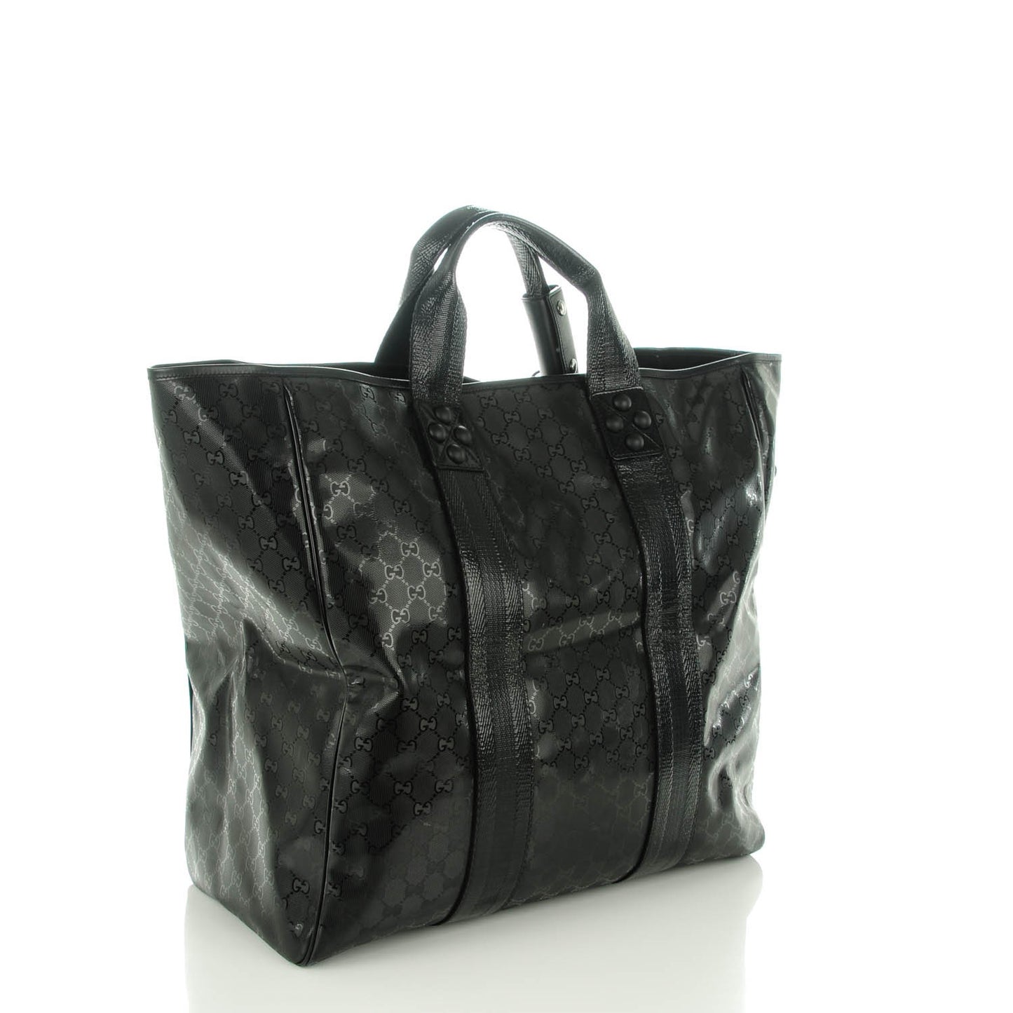 Imprime Monogram Large Carryall Tote Black