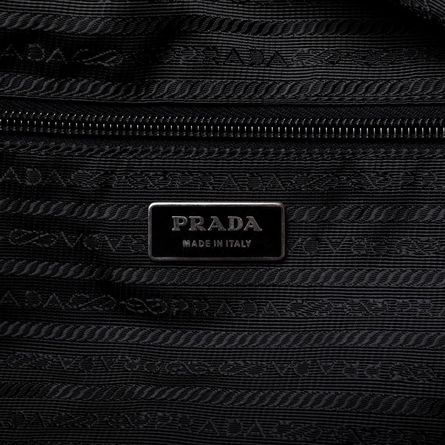 Prada Tessuto Nylon Saffiano Carry On Travel Bag Black 7 of 10