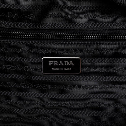 Prada Tessuto Nylon Saffiano Carry On Travel Bag Black 7 of 10