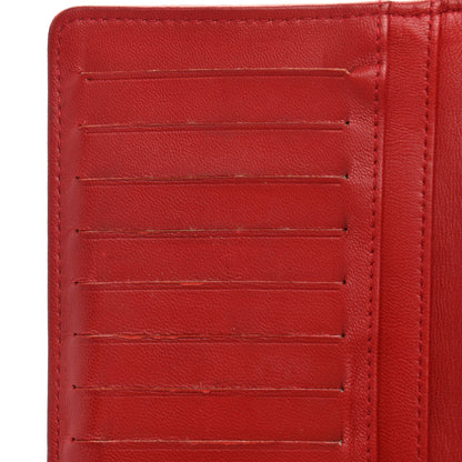 Chanel Lambskin Quilted Boy Yen Wallet Red 12 of 12