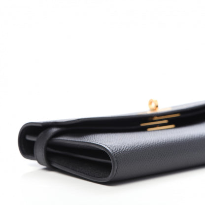 Hermes Epsom Kelly Longue Wallet Black 6 of 9