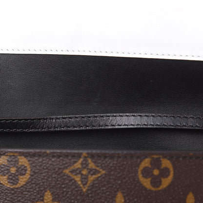 Louis Vuitton Calfskin Monogram Column Clutch 10 of 10