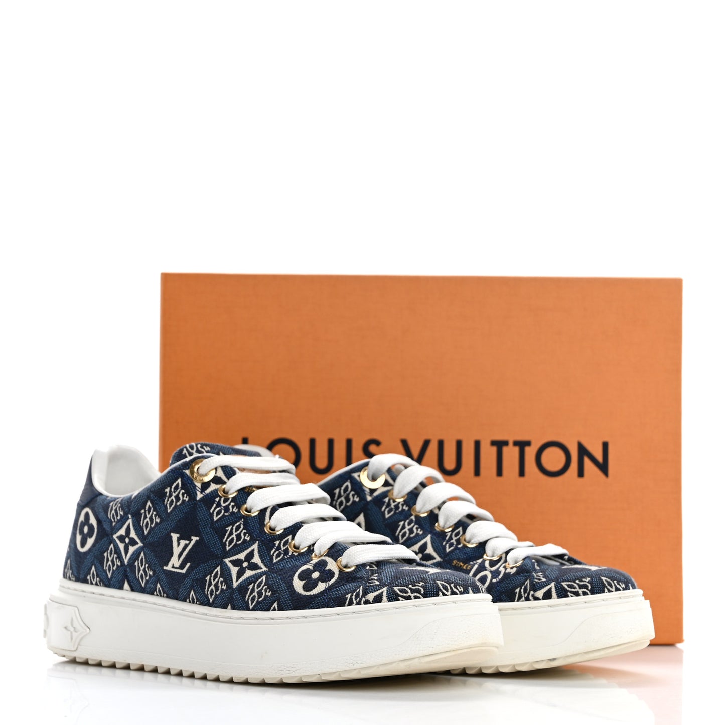 Jacquard Since 1854 Time Out Sneakers 36.5 Blue