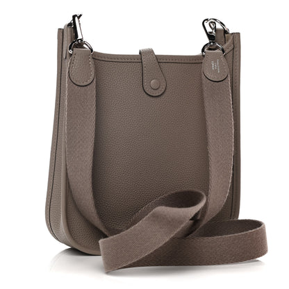 Hermes Taurillon Maurice Evelyne TPM Gris Asphalte 2 of 10
