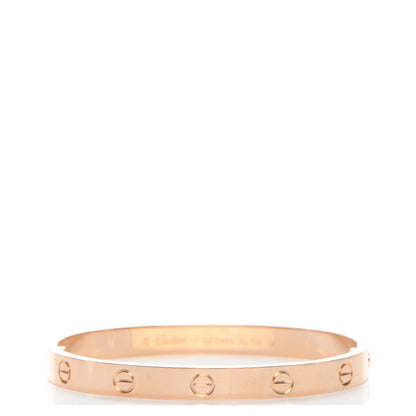 Cartier 18K Pink Gold LOVE Bracelet 17 1 of 8