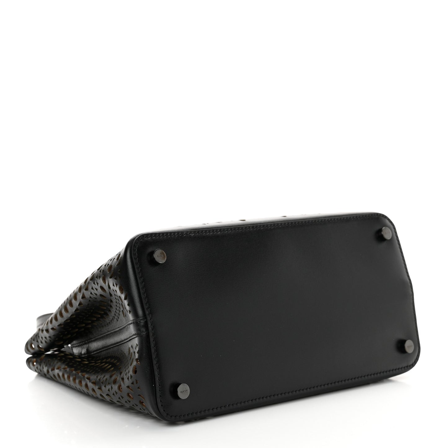 Lux Calfskin Vienne Mina 25 Bag Black
