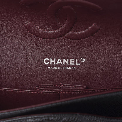 Chanel Caviar Quilted Medium Double Flap Black 7 of 11