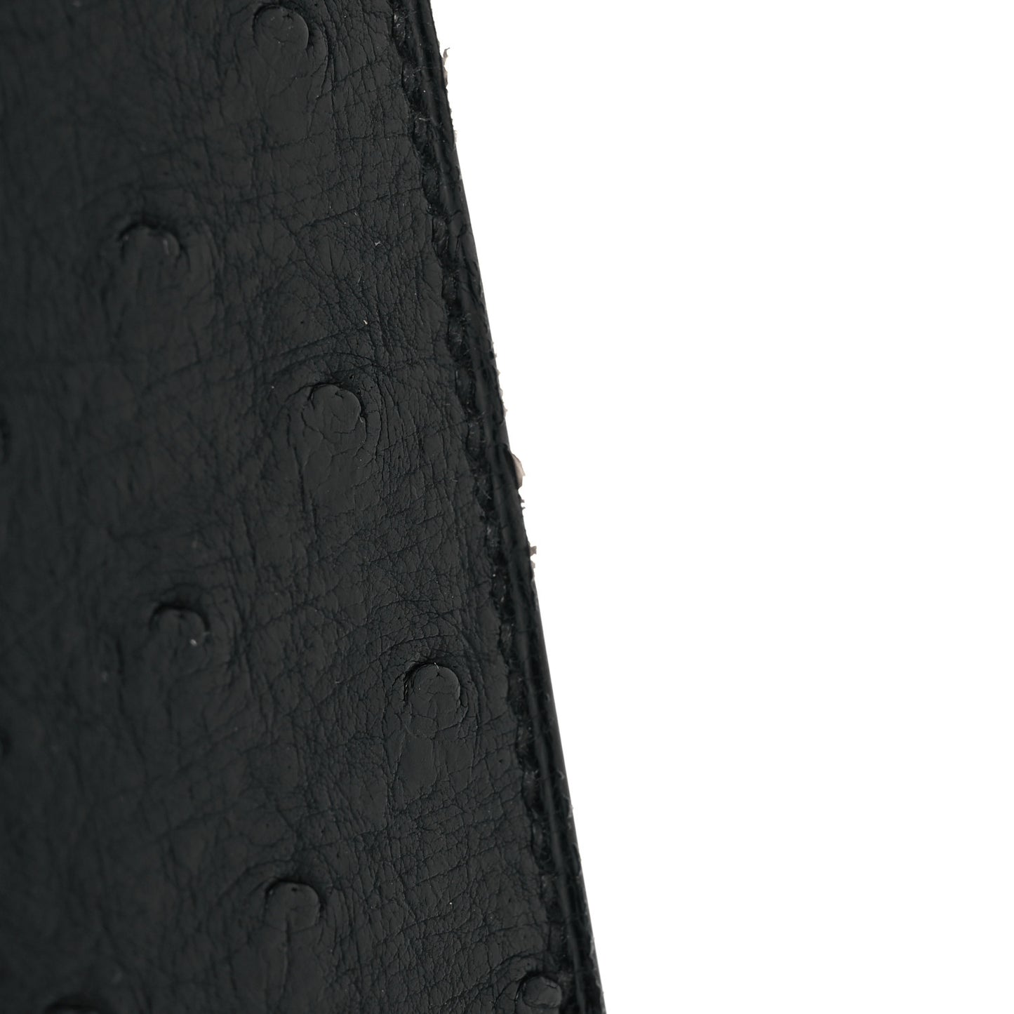 Ostrich Kelly Sellier 35 Black