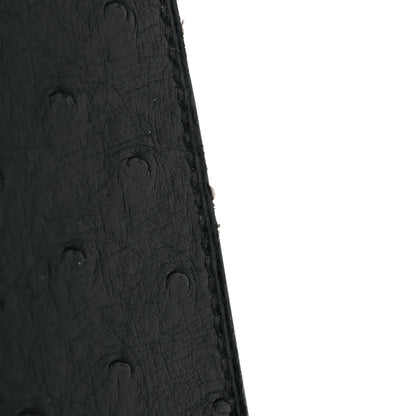 Hermes Ostrich Kelly Sellier 35 Black 13 of 14