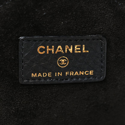 Chanel Calfskin Quilted Archi Chic Square Wallet On Chain WOC Black 6 of 10