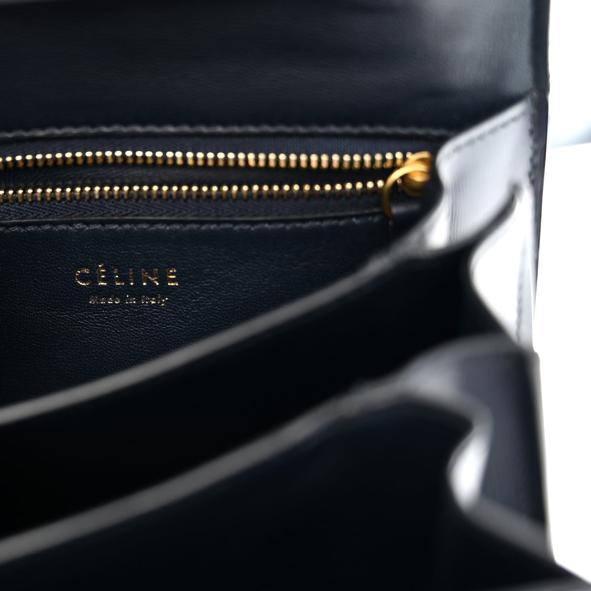 Celine Stingray Small Classic Box Flap Bag Navy 6 of 9