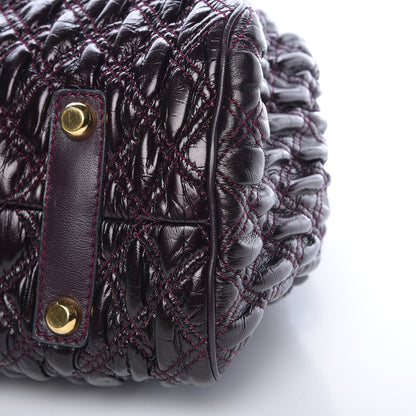 Marc Jacobs Calfskin Quilted Stam Plum 10 of 14