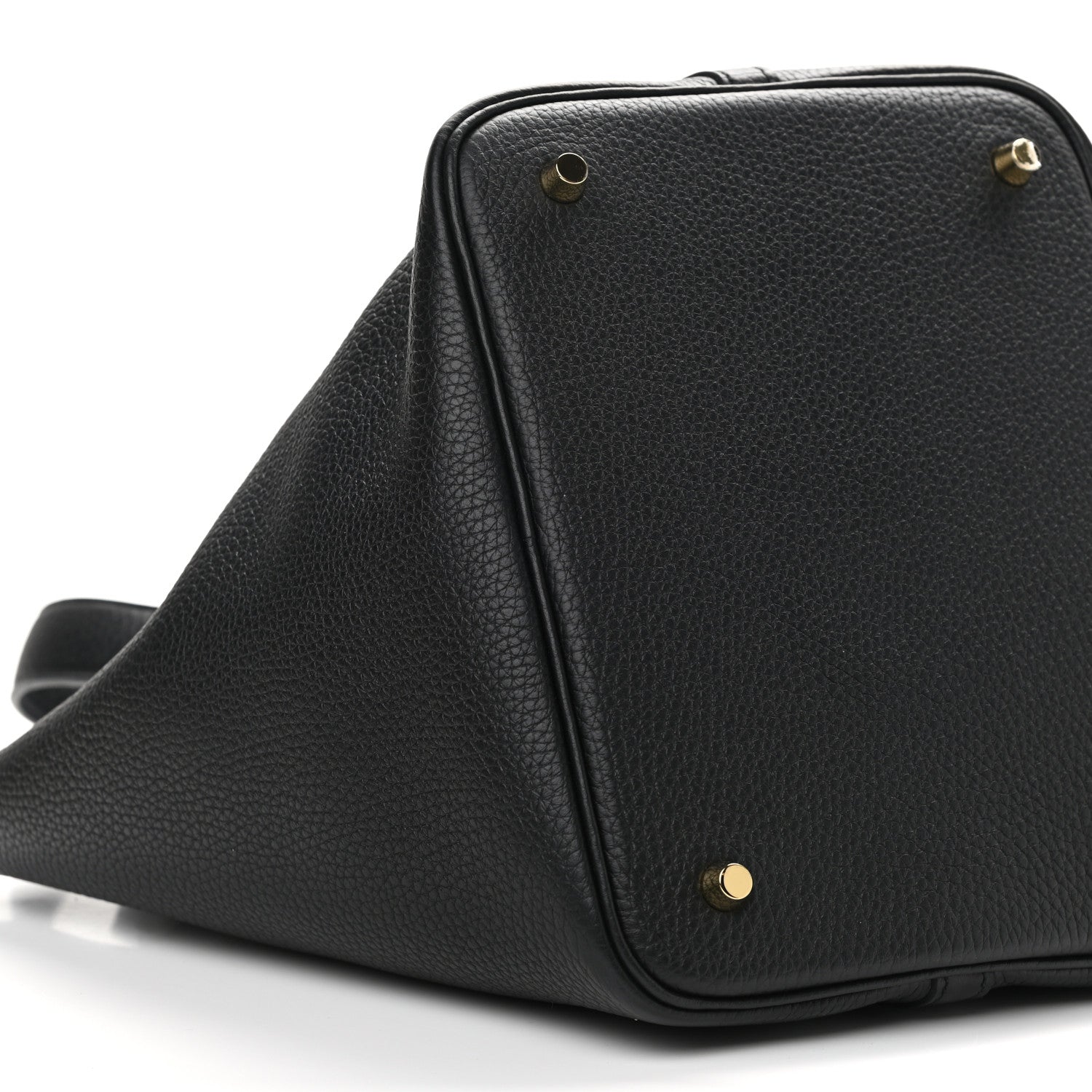 Hermes Taurillon Clemence Picotin Lock 22 MM Black 8 of 9