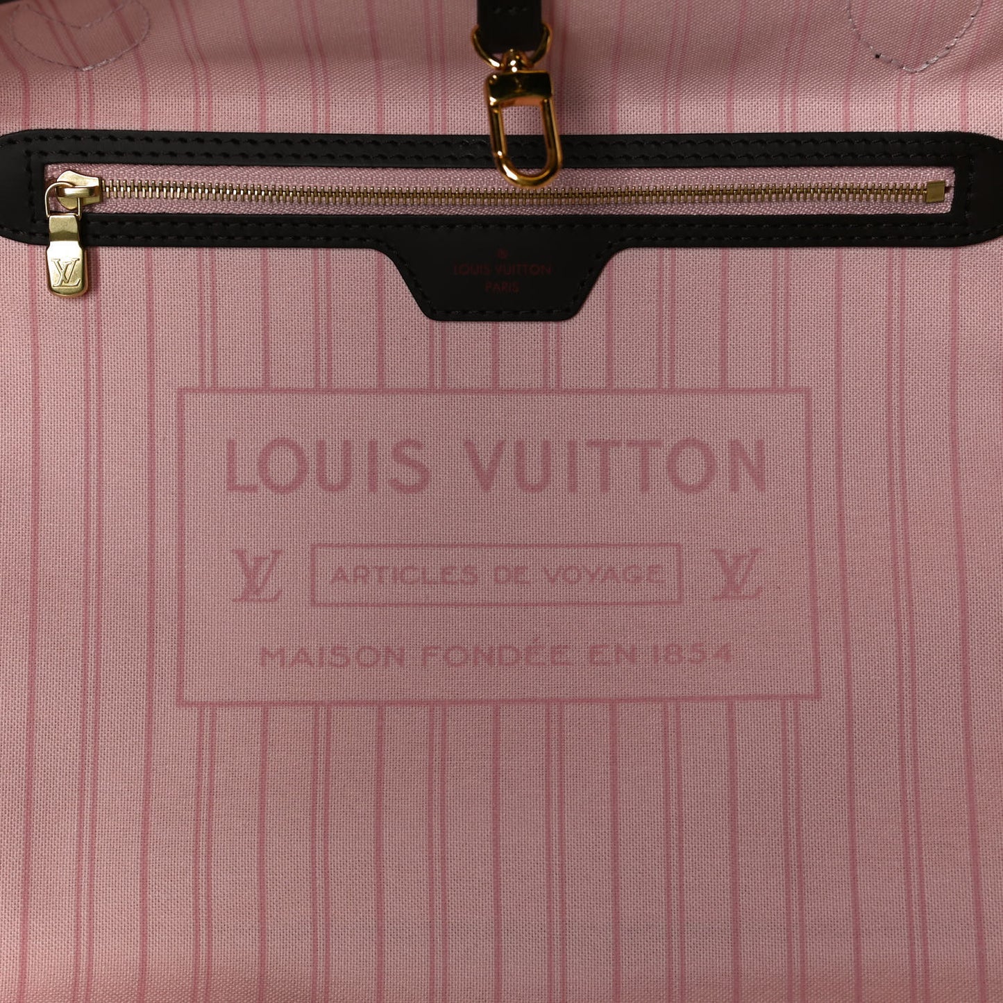 Damier Ebene Neo Neverfull MM Rose Ballerine