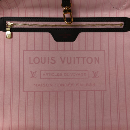 Louis Vuitton Damier Ebene Neo Neverfull MM Rose Ballerine 6 of 10