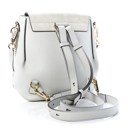 Chloe Suede Calfskin Small Faye Backpack Airy Grey 2 of 8