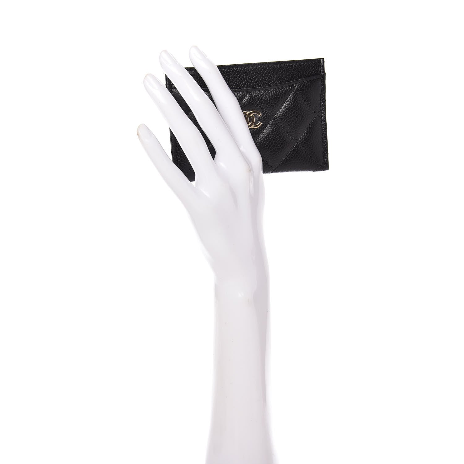 Chanel Caviar Quilted Card Holder Black 2 of 10