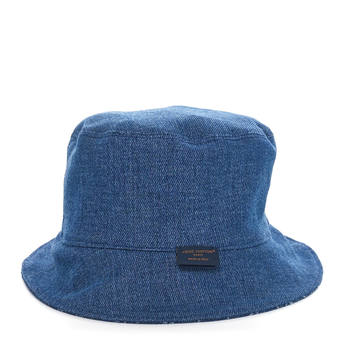 Monogram Denim Reversible Everyday Bucket Hat M Blue