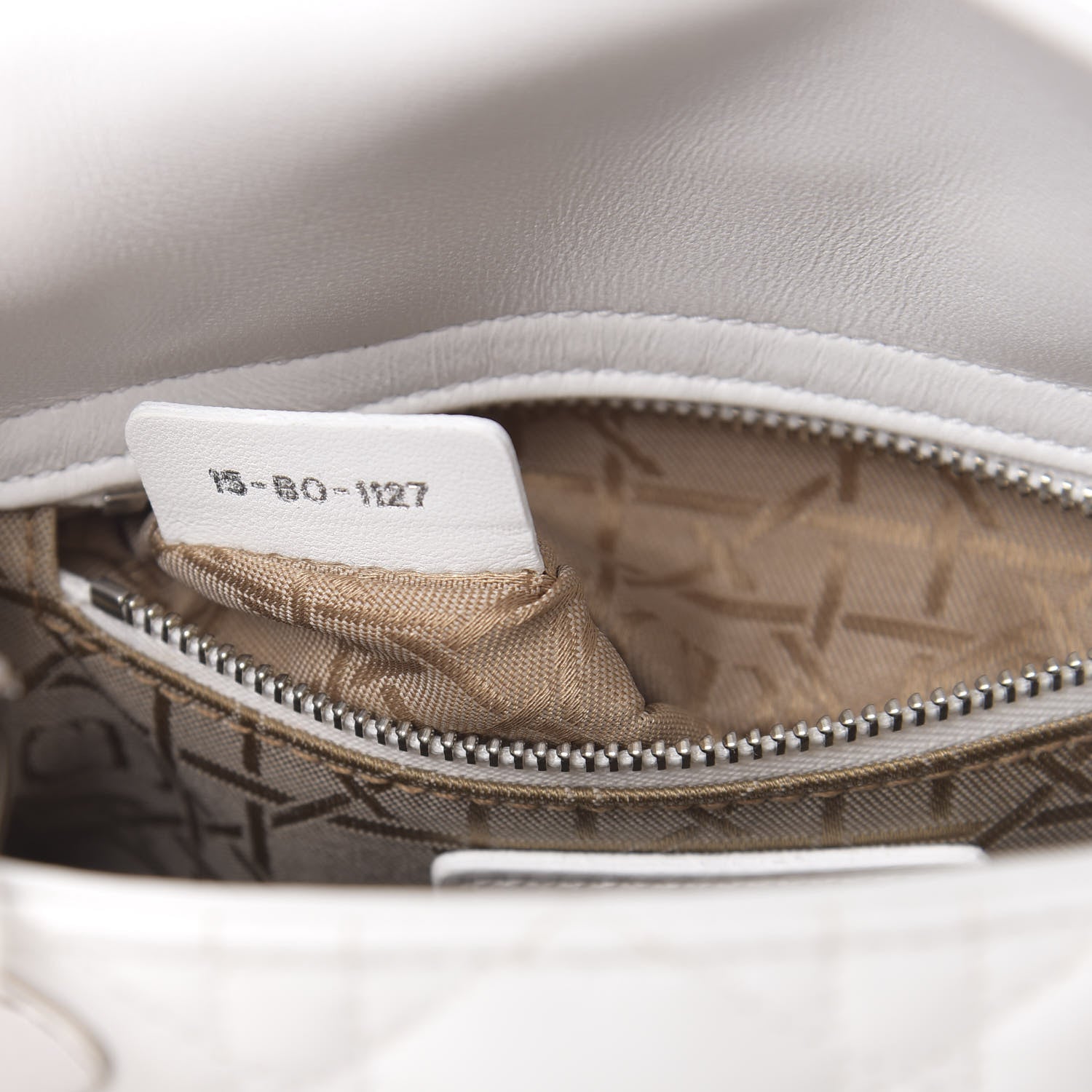 Christian Dior Lambskin Cannage Mini Lady Dior White 7 of 13