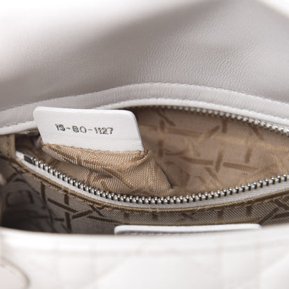 Christian Dior Lambskin Cannage Mini Lady Dior White 7 of 13