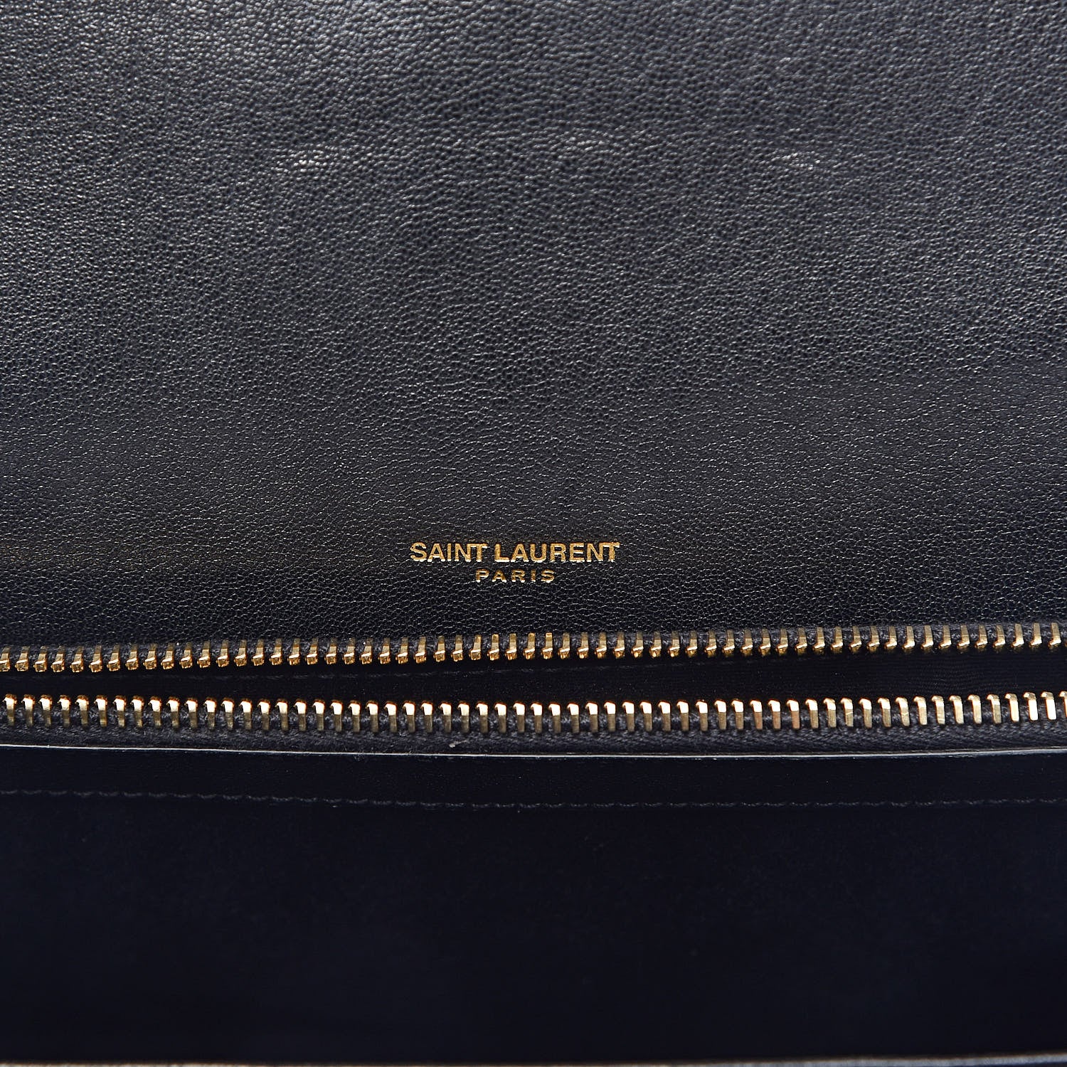 Saint Laurent Sheepskin Matelasse Chevron Monogram Large College Satchel Black 6 of 12