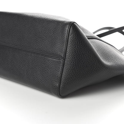 Gucci Pebbled Calfskin Small Swing Tote Black 7 of 10
