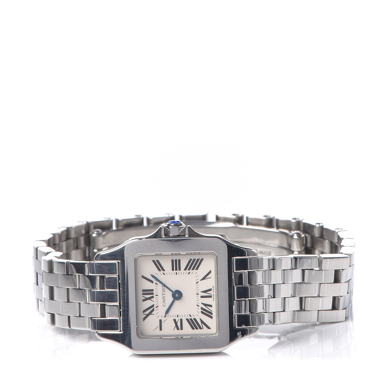Stainless Steel 20mm Santos Demoiselle Quartz Watch