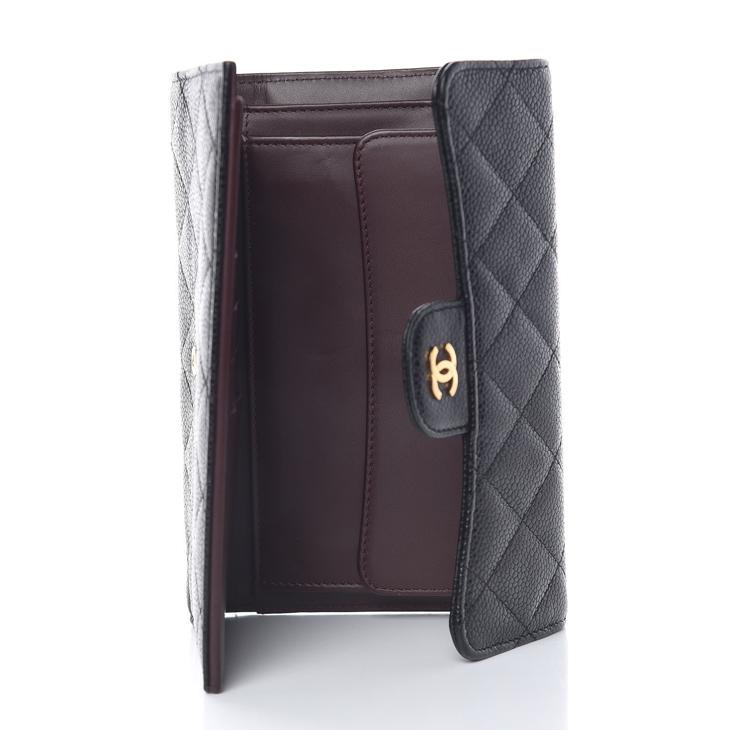 Chanel Caviar Quilted Large Flap Wallet Black 6 of 13